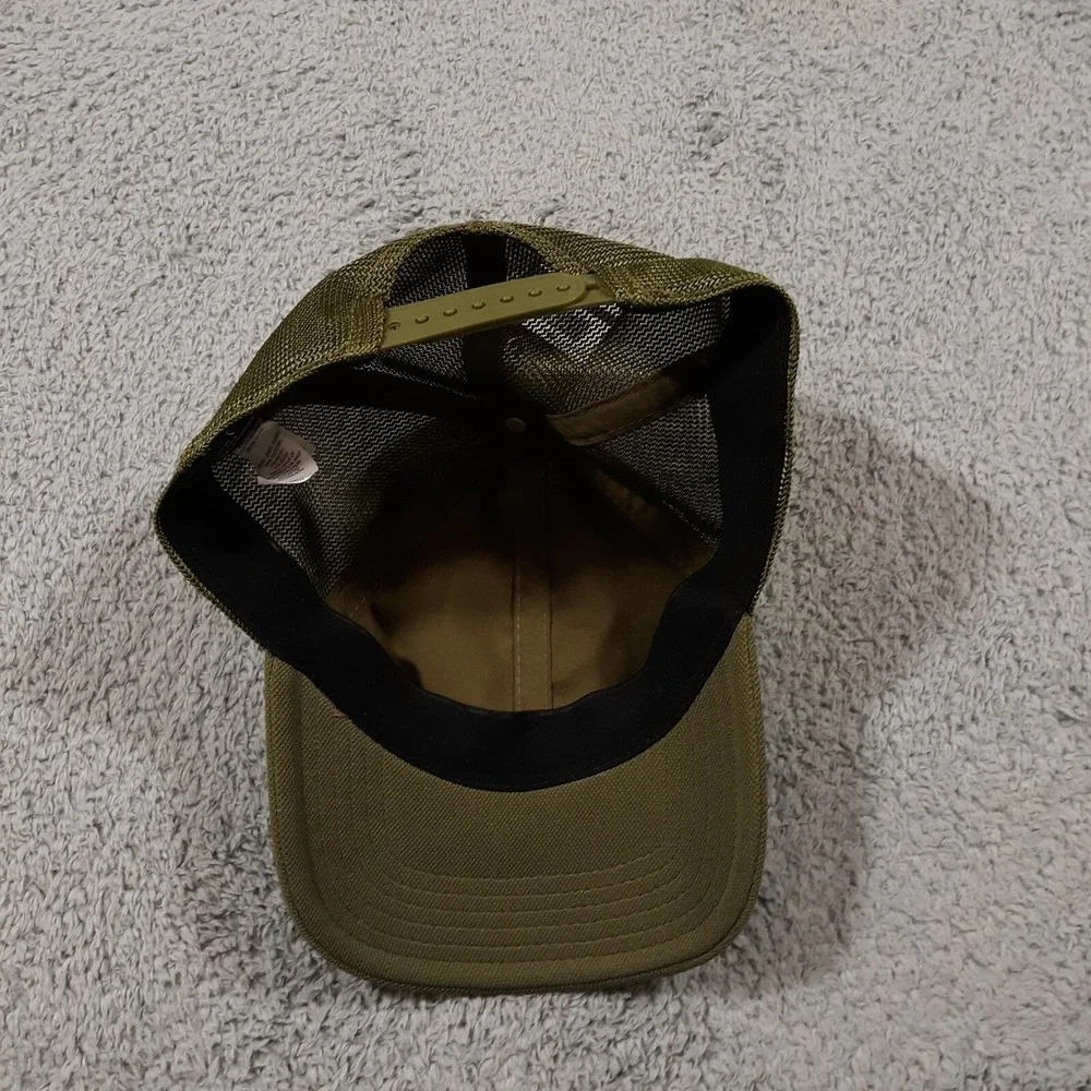 Under Armour Hat Cap Mens Snapback Meshback Baseball Green Logo NEW